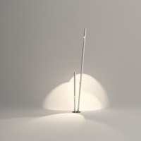 Vibia Bamboo h190 Double LED Recessed Floor Lamp IP66