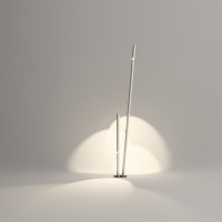 Vibia Bamboo h190 Lampada LED Doppia da Terra a Incasso IP66