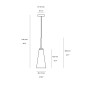 Artemide Look At Me 21 Conical Suspension LED Lamp
