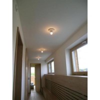 Plafone Nero in ceramica da Soffitto o Parete con portalampada