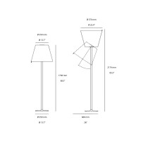 Artemide Melampo Mega Tilting Floor Lamp By Adrien Gardère