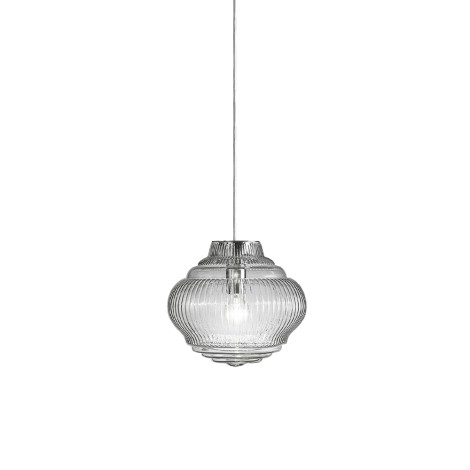 Zafferano Bonnie and Clyde Suspension Lamp in Glass E27