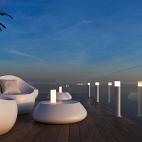 Beneito Faure TURA LED Floor Bollard for Outdoors IP65