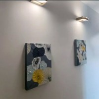 Vivida Axella LED minimal square Wall Lamp Applique Adjustable