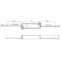 Meanwell Alimentatore LPV-20-12 20W 12V 1.67A IP67 per LED Tensione Costante