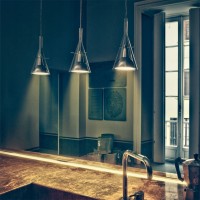 Fontana Arte Flute Triple LED Suspension Lamp for Indoor