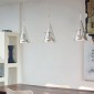 Fontana Arte Flute Triple LED Suspension Lamp for Indoor