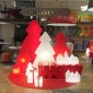 Slide Design Merry Cubo Pacco Natalizio Luminoso Decorativo a LED
