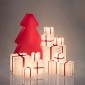 Slide Design Merry Cube RGB LED Battery-Powered Christmas Box