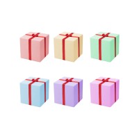 Slide Design Merry Cube RGB LED Battery-Powered Christmas Box