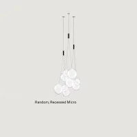 Lodes Random LED Glass Suspension Lamp By Chia-Ying Lee Lodes Random LED Glass Suspension Lamp By Chia-Ying Lee