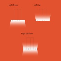 Flos Luce Orizzontale S1 Lampada a Sospensione in Vetro by Bouroullec