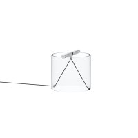 Flos To-Tie T1 Cylindrical Glass LED Table Lamp by Guglielmo Poletti