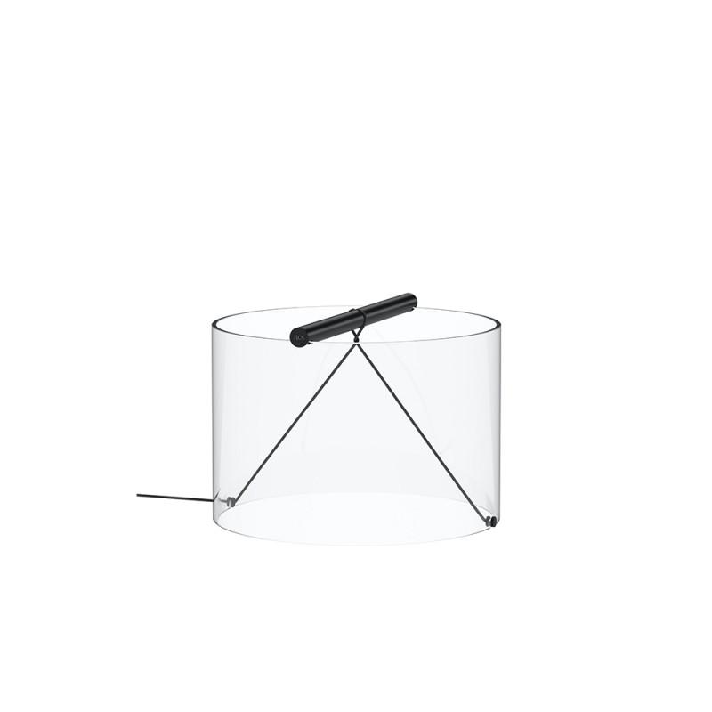 Flos To-Tie T3 Cylindrical Glass LED Table Lamp by Guglielmo Poletti Flos To-Tie T3 Cylindrical Glass LED Table Lamp by Guglielmo Poletti