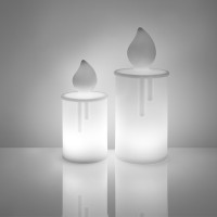 Slide Design Fiamma and Fiammetta Decorative Luminous LED Candle