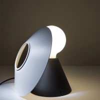 Stilnovo Fante Conical LED Table Lamp with Adjustable Disc