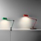 Stilnovo Topo Clamp Lampada LED da Tavolo con Morsetto By Joe Colombo
