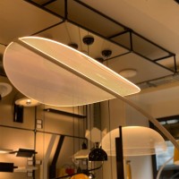 Stilnovo Diphy Curved LED Floor Lamp By Mirco Crosatto