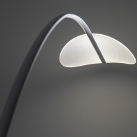 Stilnovo Diphy Curved LED Floor Lamp By Mirco Crosatto