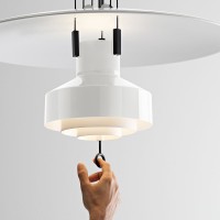 Stilnovo Saliscendi Lampada LED da Sospensione Regolabile By Castiglioni
