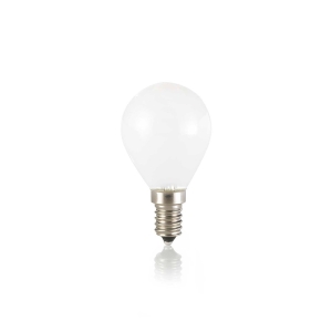 Ideal Lux Lampadina Sfera E14 LED 4W Vetro opalino bianco