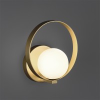ACB Halo LED Wall Lamp with Glass Globe for Indoor