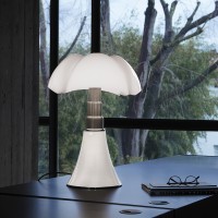 Martinelli Luce Pipistrello LED Dimmable Table Lamp By Gae Aulenti