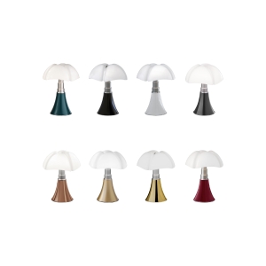 Martinelli Luce Minipipistrello LED Dimmable Table Lamp By Gae Aulenti