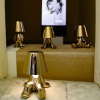 Qeeboo Golden Brothers Rechargeable LED Table Lamp