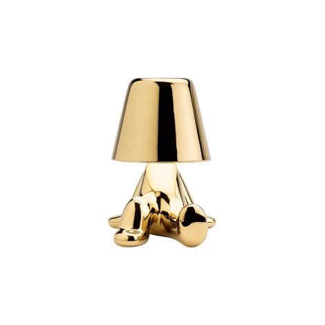 Qeeboo Golden Brothers Rechargeable LED Table Lamp