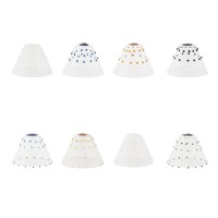 Zafferano Dots Paralume in Vetro Decorato per Swap PRO Magnet