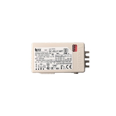 TCI Alimentatore LED 220-240V DC JOLLY ART 32W 350-700mA Dimmerabile