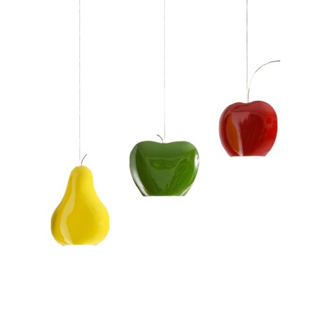 Aldo Bernardi Fruits LED Ceramic Suspension Lamp for Indoors