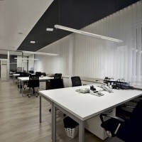 Cattaneo Tratto S Lampada LED Lineare da Sospensione a Biemissione