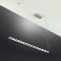 Cattaneo Tratto S Linear LED Suspension Lamp with Bi-emission