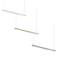 Cattaneo Tratto S Lampada LED Lineare da Sospensione a Biemissione