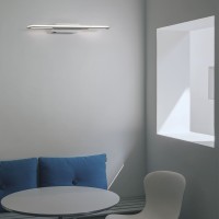 Cattaneo Tratto A LED Wall Lamp Applique with Bi-emission