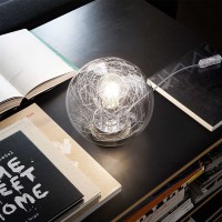 Ideal Lux Mapa Max Table Lamp in Blown Glass
