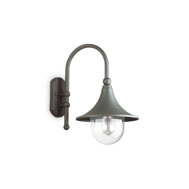 Ideal Lux Cima Applique a Campana per Esterno in Alluminio