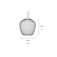 &Tradition Blown SW3 Suspension Lamp in Glass by Samuel Wilkinson