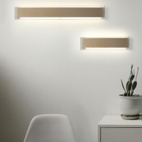 Cattaneo Abbraccio Rectangular Biemission Wall Lamp for Indoor