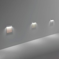 Flos Real Matter LED Recessed Wall Lamp Polished Copper IP65