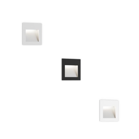 Wever & Ducrè Lito 2.0 Recessed Wall Square LED Steplight