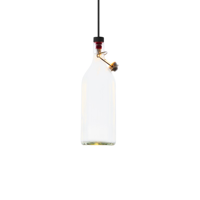 Wever & Ducrè Cork 1.0 Lampada Bottiglia LED a Sospensione in Vetro