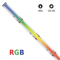 Striscia LED COB RGB 5 Metri 15W/m 12V Dimmerabile IP65