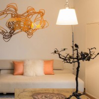 Artemide Tolomeo Mega Floor Dimmable LED Lamp in Satin Ø320mm