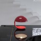 Martinelli Luce Cobra Lampada da Tavolo Rosso 50° Anniversario