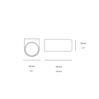 Ideal Lux Iko Semicircular Wall Lamp in Aluminum for Outdoor