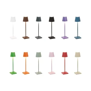 Zafferano POLDINA MICRO PRO LED Lampada a Batteria USB Ricaricabile IP65
