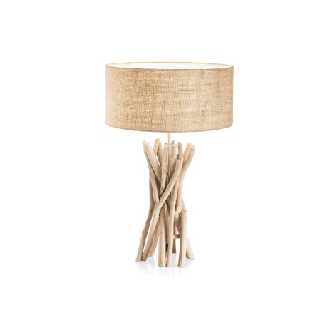 Ideal Lux Driftwood Lampada da Tavolo con Rami in Legno Naturale